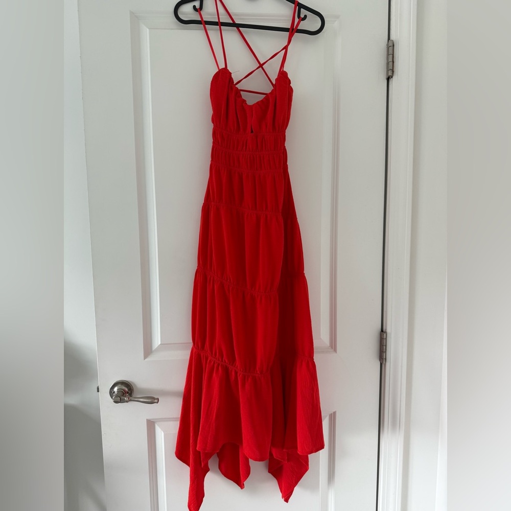 Dark Orange Sundress